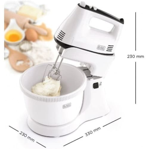Batteur avec Bol Black & Decker 300 Watt/ Blanc (M700-B5) Batteur avec Bol Black & Decker 300 Watt/ Blanc (M700-B5)